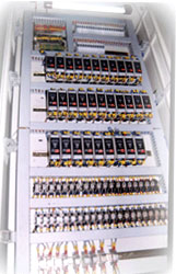 Electrical Control Panels,  M.C.C.S., M.D.B.s,
Bus ducts, Instrument Panels, PLC Based Panels, Generator Panels, Burner Management Systems